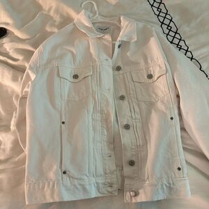 Old navy white Jean jacket